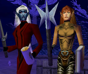 Dazrena and Shandryll in Eastern Wastes
