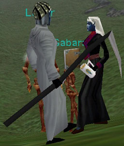 Slar and Dazrena in Rathe Mountians