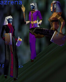 Dazrena, Deamentia, and Shandryll in Rathe Mountians