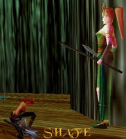 Shandryll kneeling before Tunare